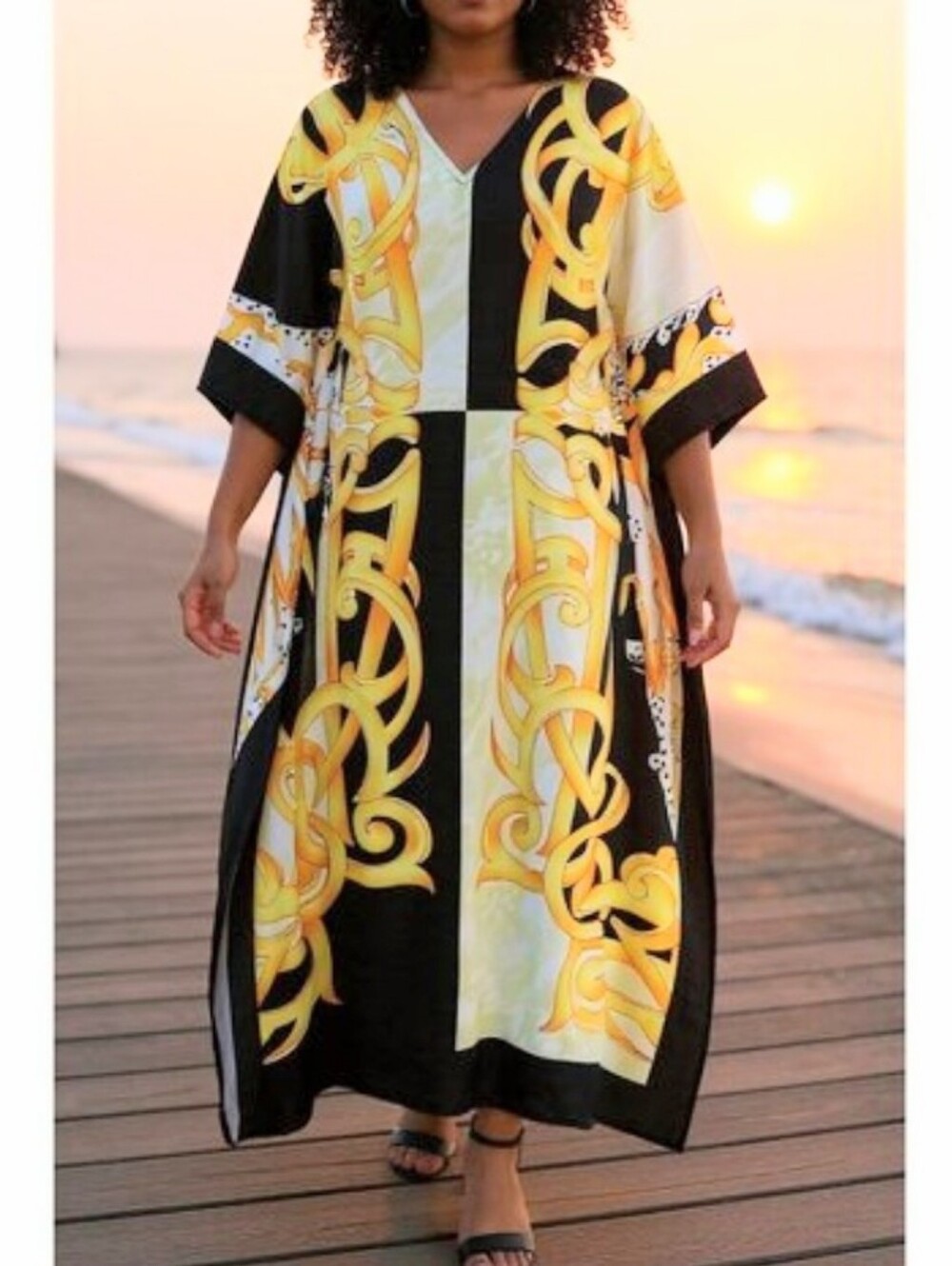 Baroque Goddess Caftan Dress